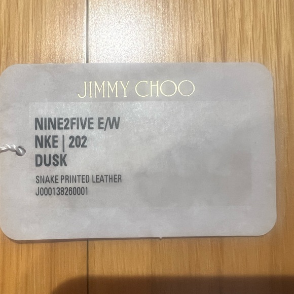 AUTHENTIC JIMMY CHOO NINE2FIVE TOTE - Picture 14 of 15